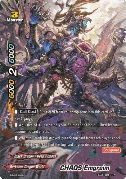 Image for CHAOS Emgreim (Promo Cards) (PR/0299EN) - Future Card BuddyFight