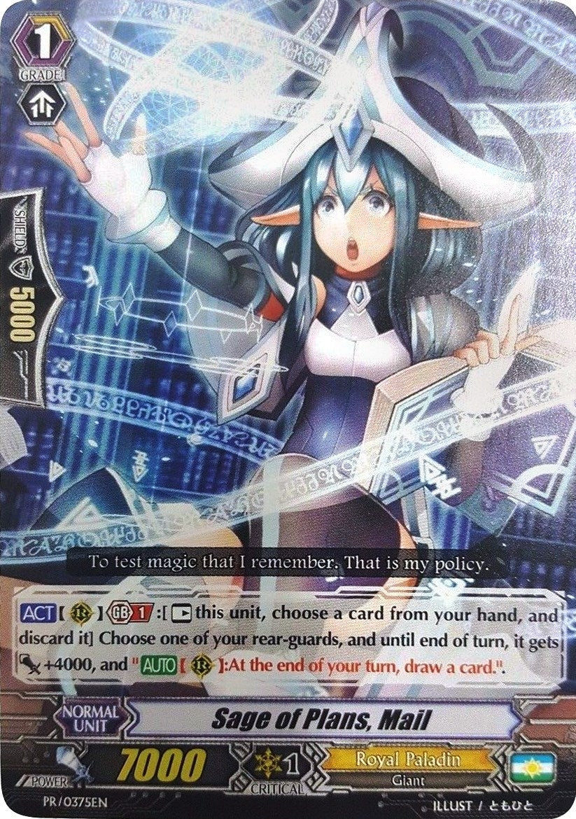 Image for Sage of Plans, Mail (Promo Cards) (PR/0375EN) - Cardfight Vanguard