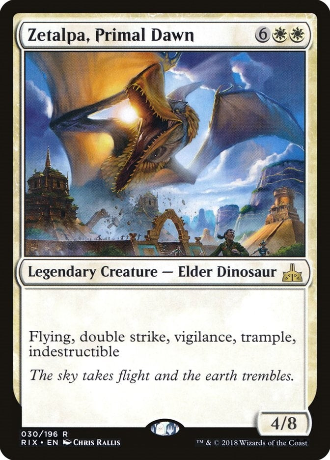 Image for Zetalpa, Primal Dawn (Rivals of Ixalan) (30) - Magic: The Gathering