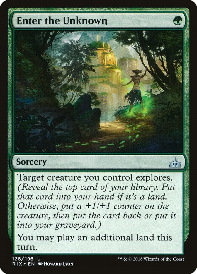 Image for Enter the Unknown (Rivals of Ixalan) (128) - Magic: The Gathering