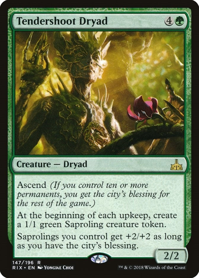 Image for Tendershoot Dryad (Rivals of Ixalan) (147) - Magic: The Gathering