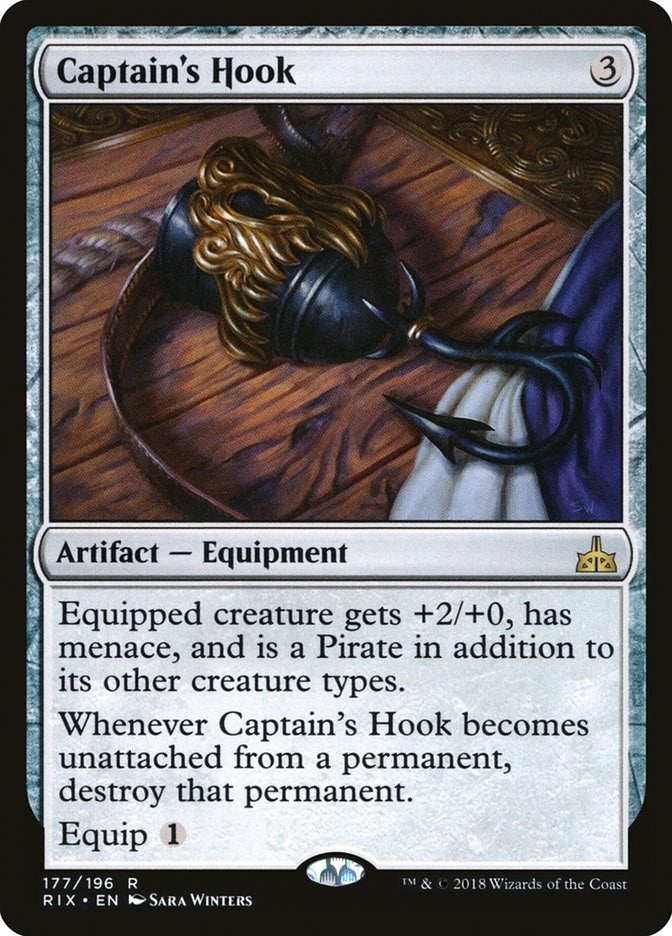Image for Captain's Hook (Rivals of Ixalan) (177) - Magic: The Gathering