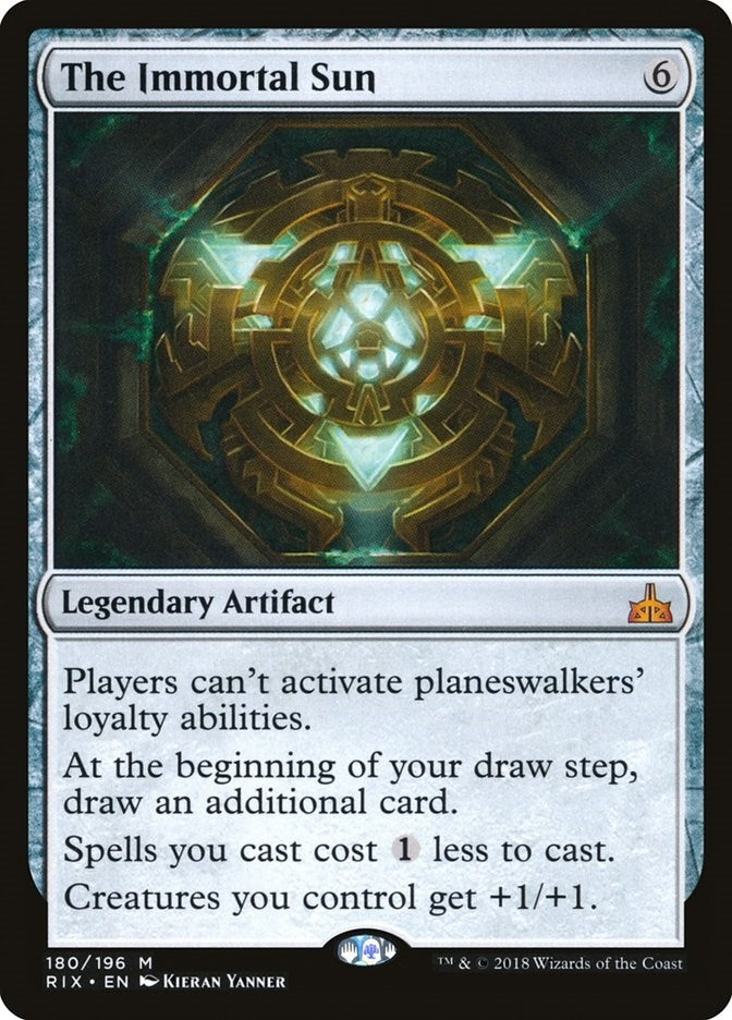 Image for The Immortal Sun (Rivals of Ixalan) (180) - Magic: The Gathering