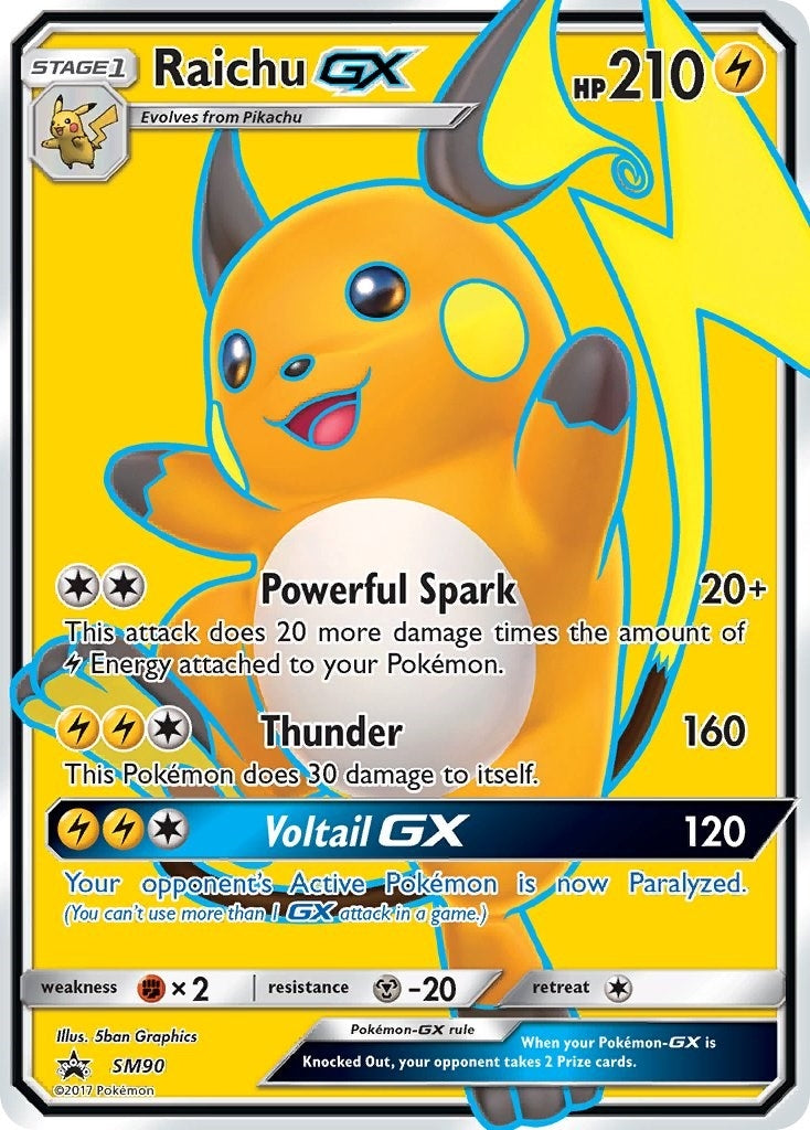 Image for Raichu GX - SM90 (SM Promos) (SM90) - Pokemon