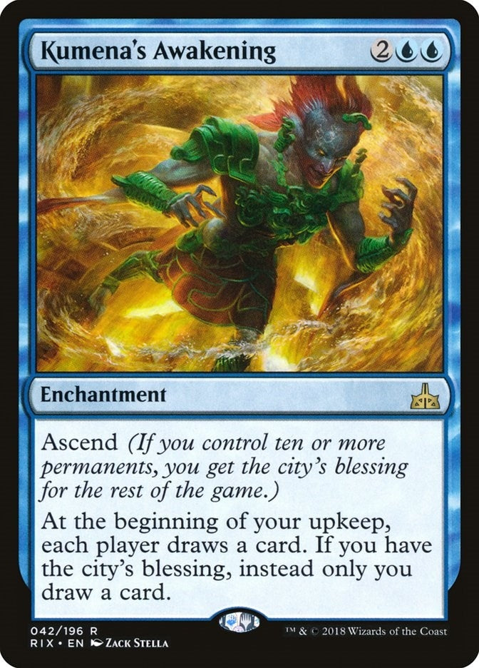 Image for Kumena's Awakening (Rivals of Ixalan) (42) - Magic: The Gathering