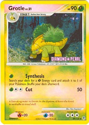 Image for Grotle - 49/130 [Diamond & Pearl] (Burger King Promos) (049/130) - Pokemon