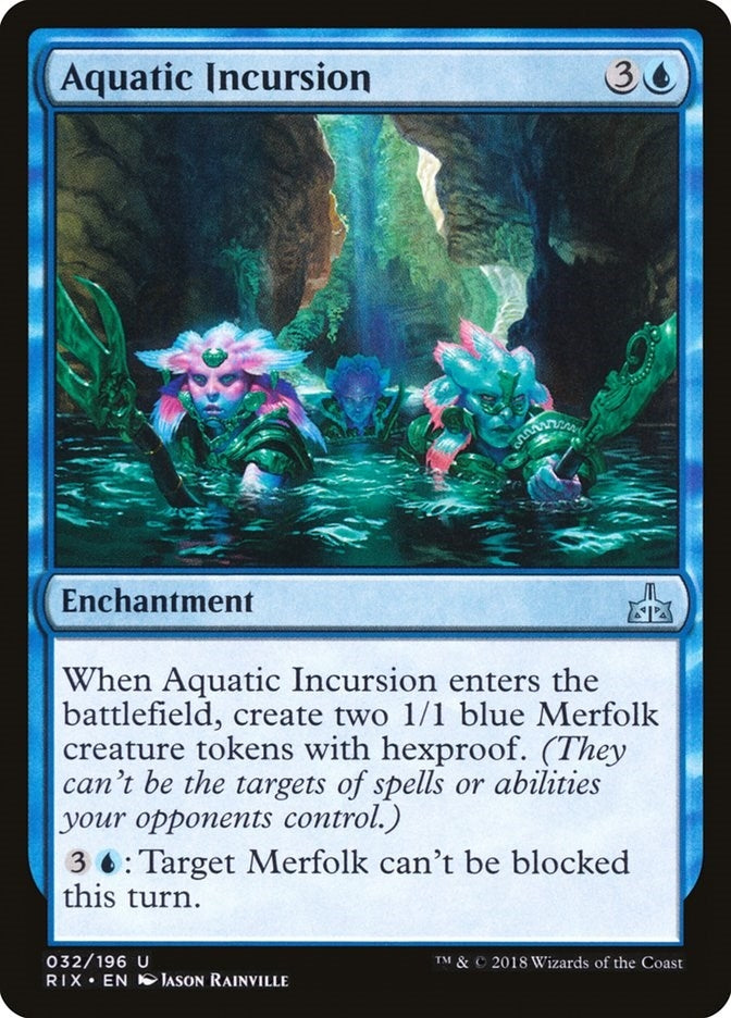Image for Aquatic Incursion (Rivals of Ixalan) (32) - Magic: The Gathering