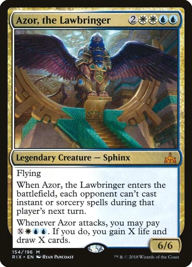 Image for Azor, the Lawbringer (Rivals of Ixalan) (154) - Magic: The Gathering