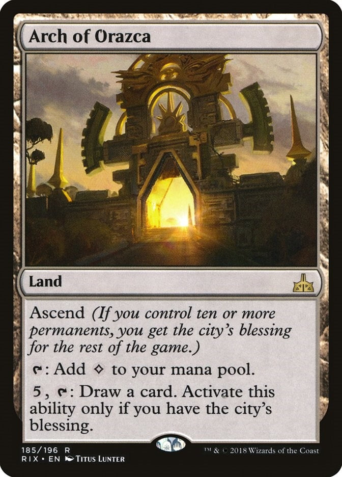 Image for Arch of Orazca (Rivals of Ixalan) (185) - Magic: The Gathering