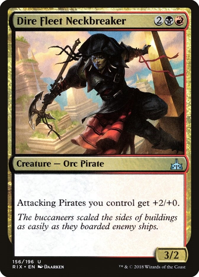 Image for Dire Fleet Neckbreaker (Rivals of Ixalan) (156) - Magic: The Gathering