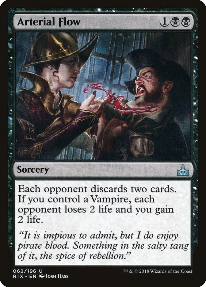 Image for Arterial Flow (Rivals of Ixalan) (62) - Magic: The Gathering