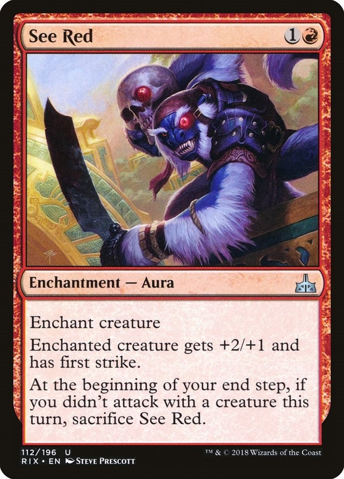 Image for See Red (Rivals of Ixalan) (112) - Magic: The Gathering