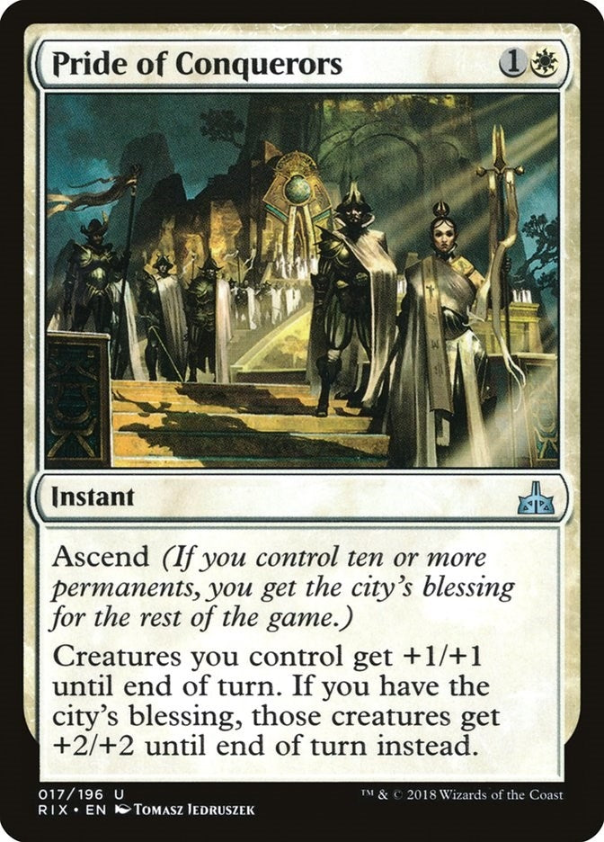 Image for Pride of Conquerors (Rivals of Ixalan) (17) - Magic: The Gathering