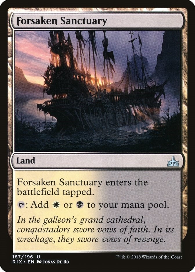 Image for Forsaken Sanctuary (Rivals of Ixalan) (187) - Magic: The Gathering