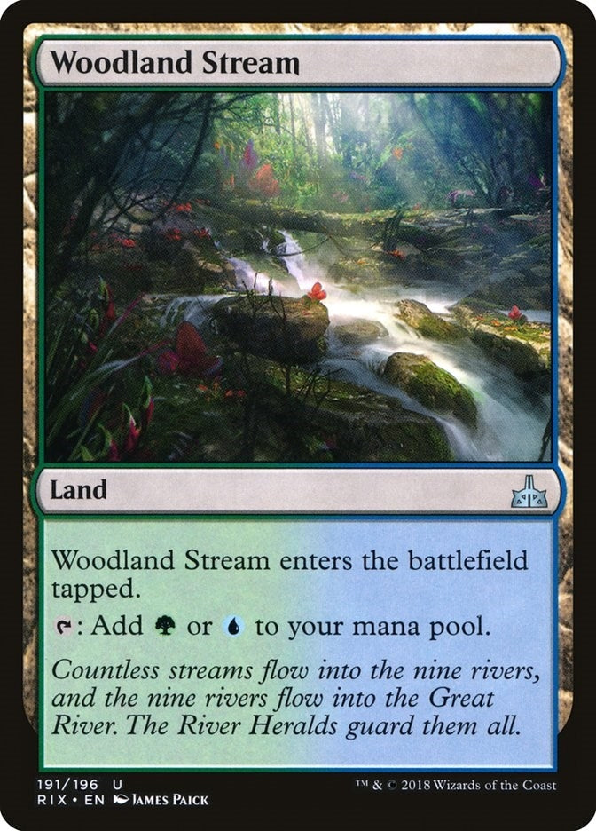 Image for Woodland Stream (Rivals of Ixalan) (191) - Magic: The Gathering