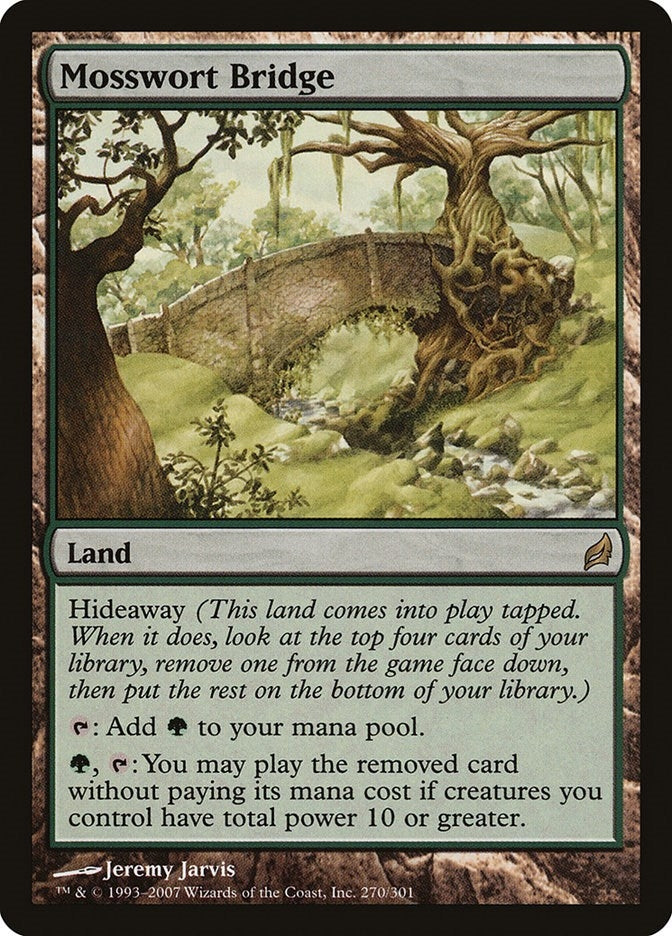 Image for Mosswort Bridge (Lorwyn) (270) - Magic: The Gathering