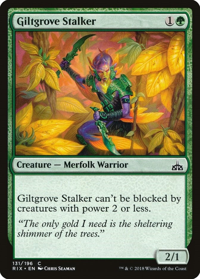 Image for Giltgrove Stalker (Rivals of Ixalan) (131) - Magic: The Gathering