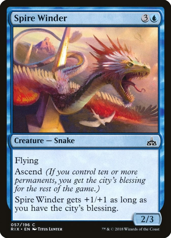 Image for Spire Winder (Rivals of Ixalan) (57) - Magic: The Gathering