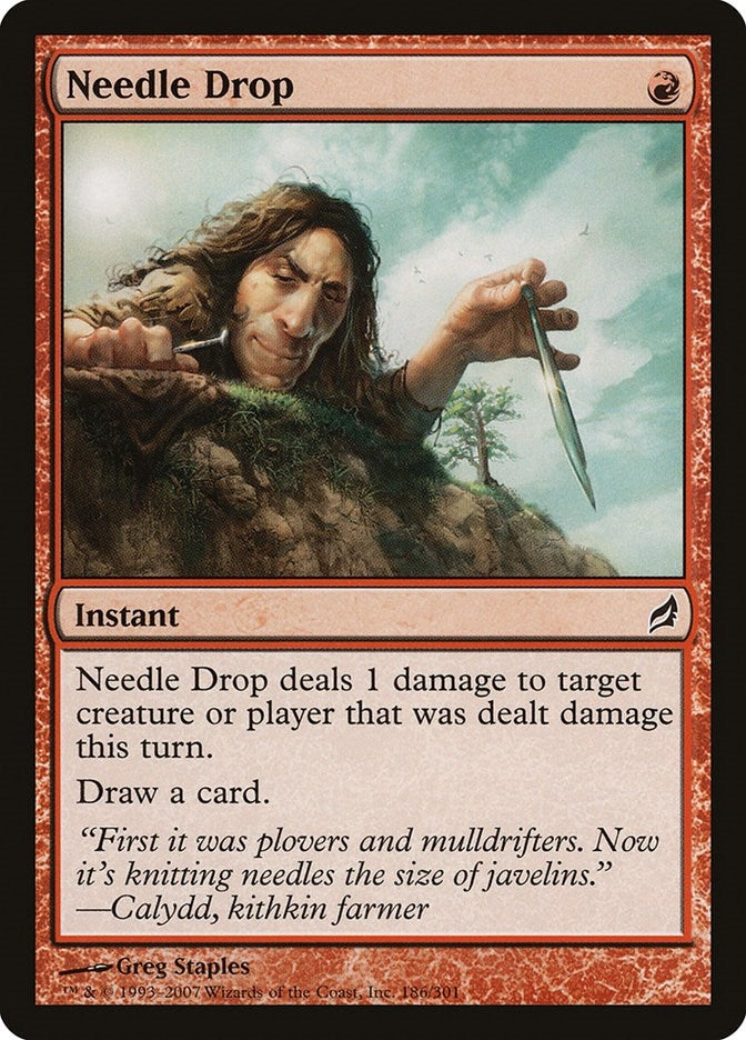 Image for Needle Drop (Lorwyn) (186) - Magic: The Gathering