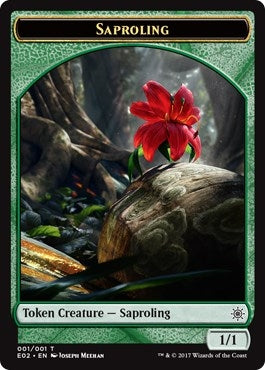 Image for Saproling // Treasure (007) Double-Sided Token (Explorers of Ixalan) (1 // 7) - Magic: The Gathering
