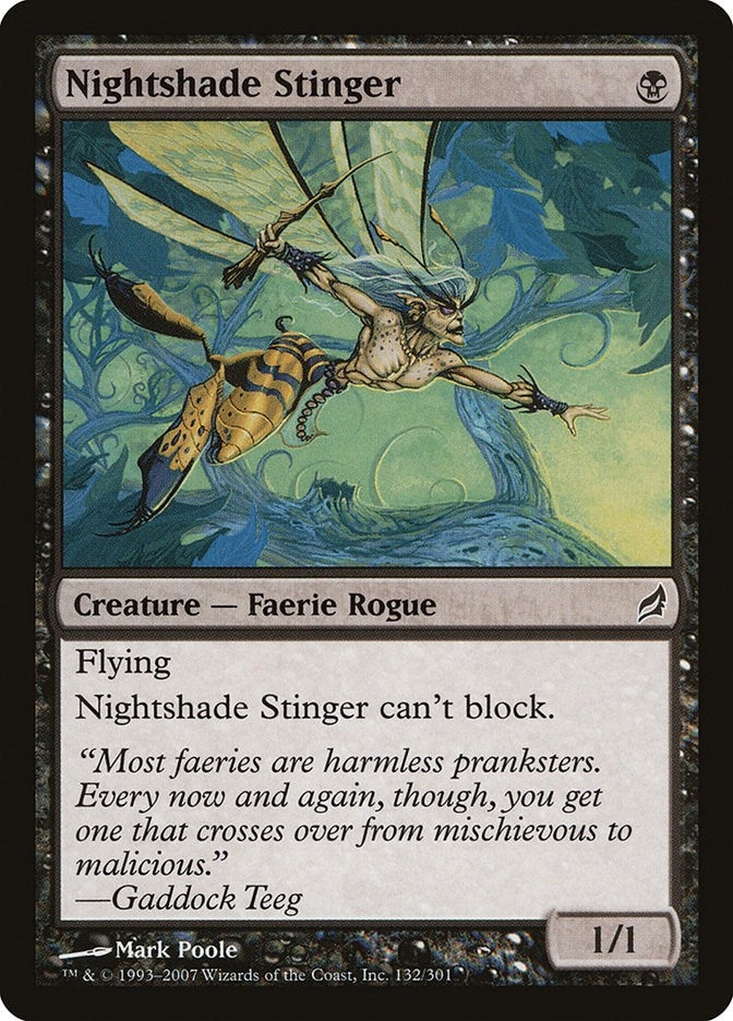Image for Nightshade Stinger (Lorwyn) (132) - Magic: The Gathering