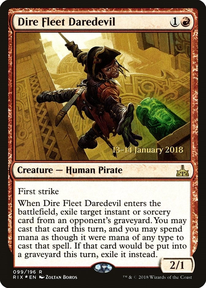 Image for Dire Fleet Daredevil (Prerelease Cards) (99) - Magic: The Gathering