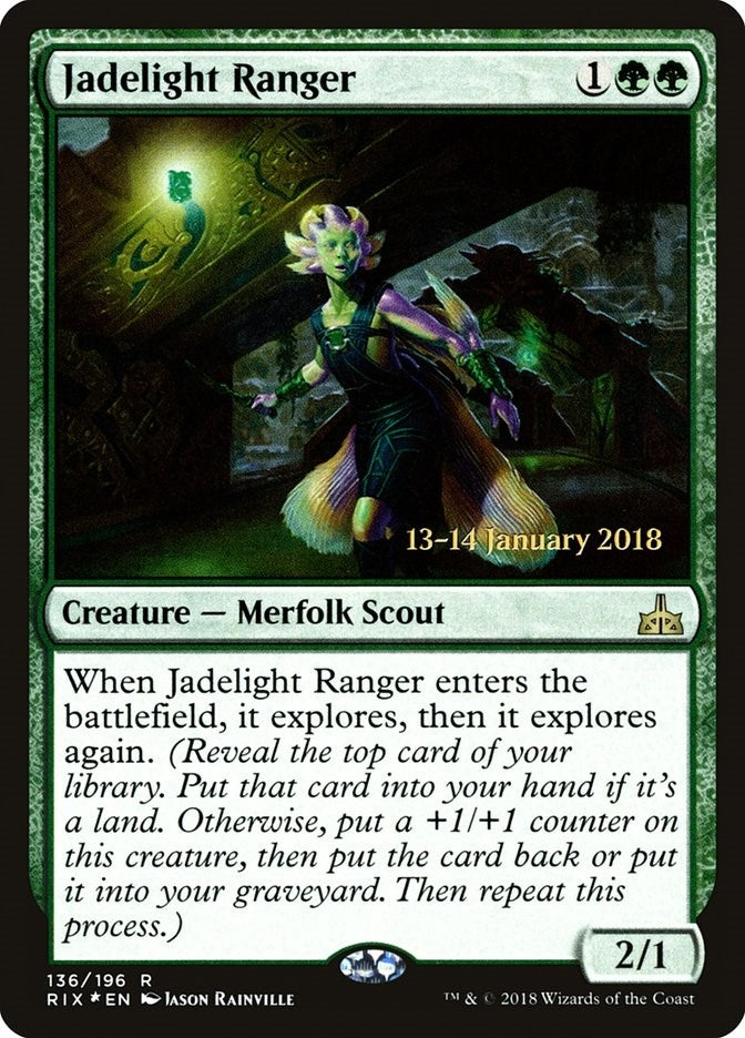 Image for Jadelight Ranger (Prerelease Cards) (136) - Magic: The Gathering