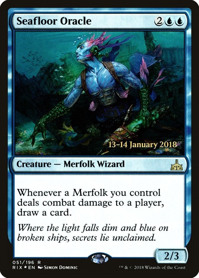 Image for Seafloor Oracle (Prerelease Cards) (51) - Magic: The Gathering