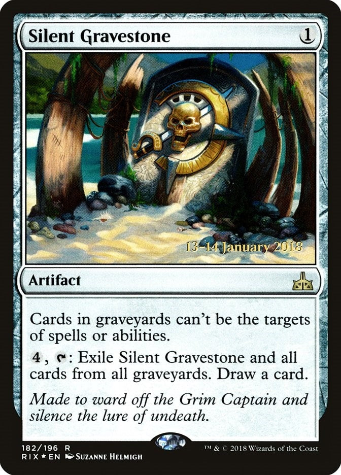 Image for Silent Gravestone (Prerelease Cards) (182) - Magic: The Gathering