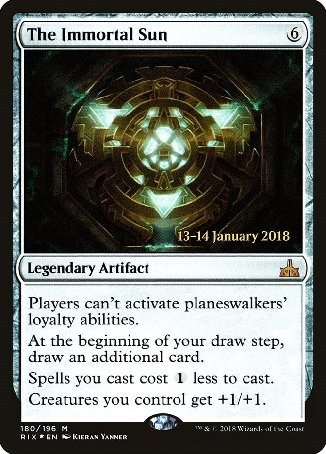 Image for The Immortal Sun (Prerelease Cards) (180) - Magic: The Gathering