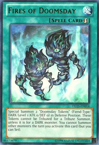 Image for Fires of Doomsday (Green) (Duelist League Promo) (DL15-EN014) - YuGiOh