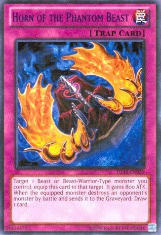 Image for Horn of the Phantom Beast (Purple) (Duelist League Promo) (DL15-EN020) - YuGiOh