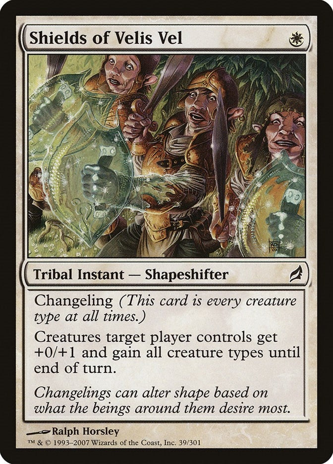 Image for Shields of Velis Vel (Lorwyn) (39) - Magic: The Gathering