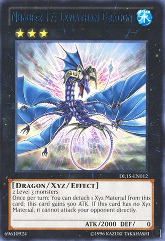 Image for Number 17: Leviathan Dragon (Blue) (Duelist League Promo) (DL15-EN012) - YuGiOh