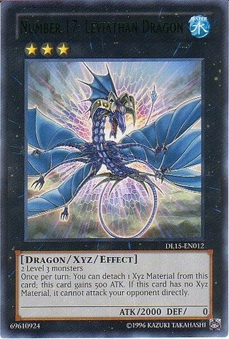 Image for Number 17: Leviathan Dragon (Green) (Duelist League Promo) (DL15-EN012) - YuGiOh