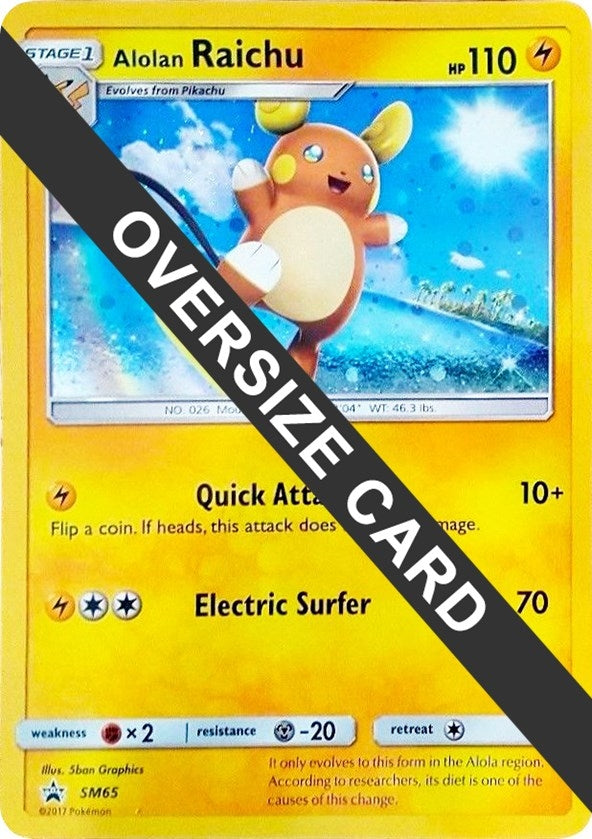 Image for Alolan Raichu - SM65 (Jumbo Cards) (SM65) - Pokemon