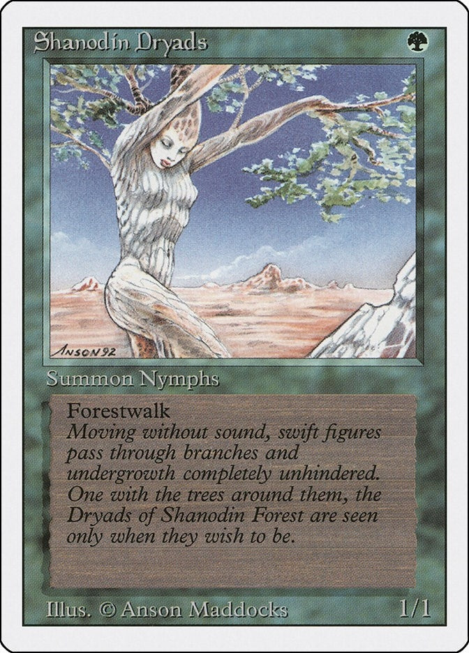 Image for Shanodin Dryads (Revised Edition) - Magic: The Gathering