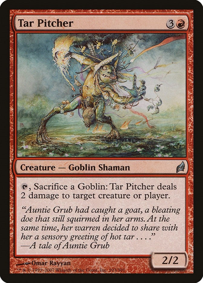 Image for Tar Pitcher (Lorwyn) (193) - Magic: The Gathering