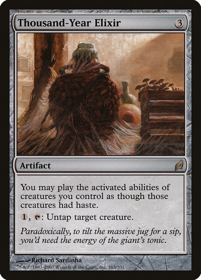 Image for Thousand-Year Elixir (Lorwyn) (263) - Magic: The Gathering
