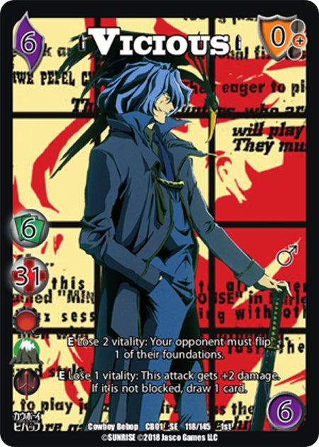 Image for Vicious (Cowboy Bebop) (118) - UniVersus