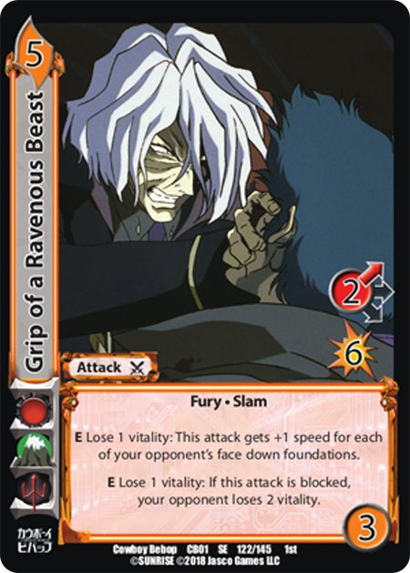 Image for Grip of a Ravenous Beast (Cowboy Bebop) (122) - UniVersus