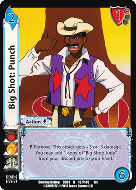 Image for Big Shot: Punch (Cowboy Bebop) (137) - UniVersus
