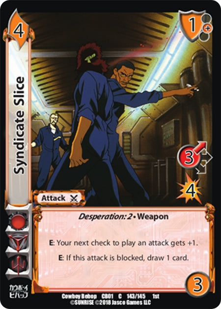 Image for Syndicate Slice (Cowboy Bebop) (143) - UniVersus