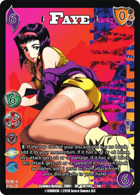 Image for Faye (Cowboy Bebop) (28) - UniVersus