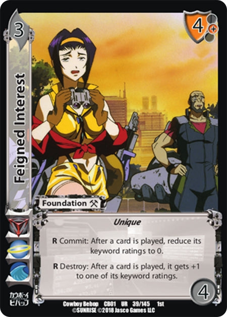Image for Feigned Interest (Cowboy Bebop) (39) - UniVersus