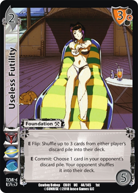 Image for Useless Futility (Cowboy Bebop) (44) - UniVersus