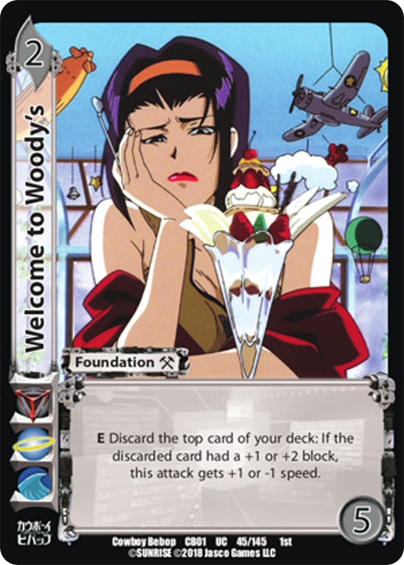 Image for Welcome to Woody's (Cowboy Bebop) (45) - UniVersus