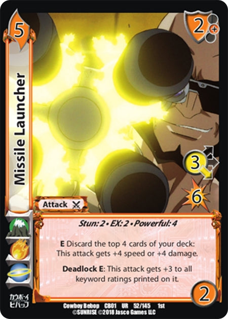 Image for Missile Launcher (Cowboy Bebop) (52) - UniVersus