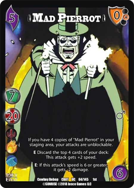 Image for Mad Pierrot (Cowboy Bebop) (64) - UniVersus