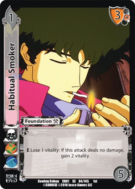 Image for Habitual Smoker (Cowboy Bebop) (84) - UniVersus